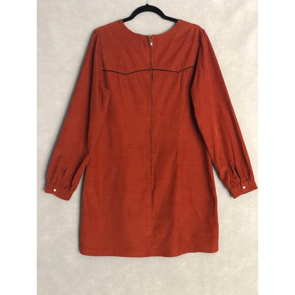Wrangler Retro Women's Large Embroidered Corduroy Dress - Picture 4 of 6